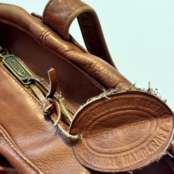 Vintage Brown Cortez Genuine Leather Shoulder Bag / Hand Bag - Picture 7 of 16